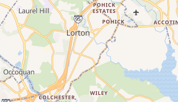 Lorton, Virginia map