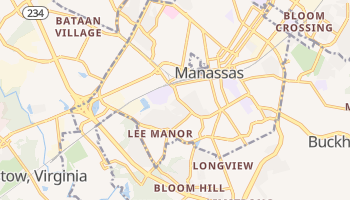 Manassas, Virginia map