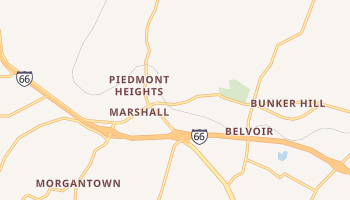 Marshall, Virginia map