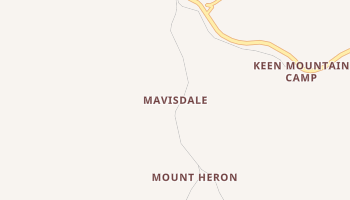 Mavisdale, Virginia map