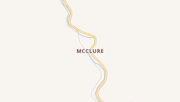 McClure, Virginia map