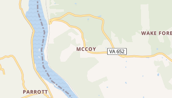 McCoy, Virginia map