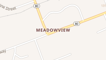 Meadowview, Virginia map