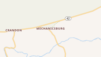 Mechanicsburg, Virginia map