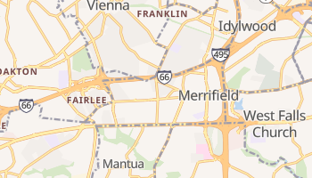 Merrifield, Virginia map