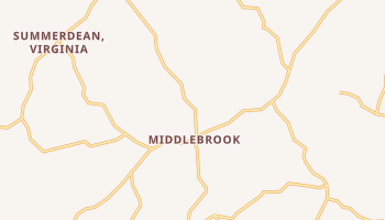 Middlebrook, Virginia map