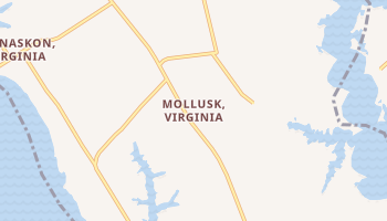 Mollusk, Virginia map