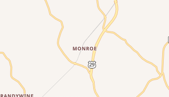 Monroe, Virginia map