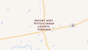 Mount Airy, Virginia map