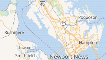 Newport News, Virginia map