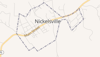 Nickelsville, Virginia map
