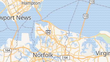 Norfolk, Virginia map