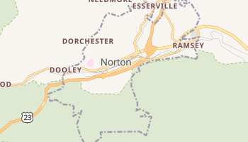 Norton, Virginia map