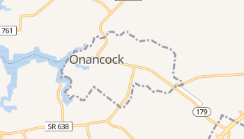 Onancock, Virginia map