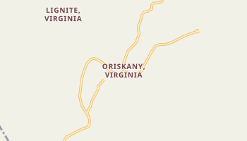 Oriskany, Virginia map