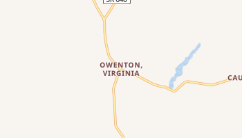 Owenton, Virginia map