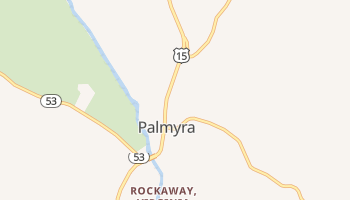 Palmyra, Virginia map