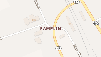 Pamplin, Virginia map