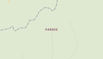 Pardee, Virginia map