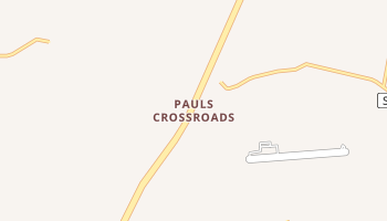 Pauls Crossroads, Virginia map