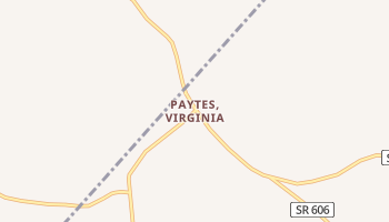 Paytes, Virginia map