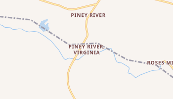 Piney River, Virginia map