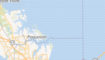 Poquoson, Virginia map