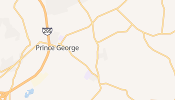 Prince George, Virginia map