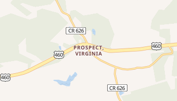 Prospect, Virginia map