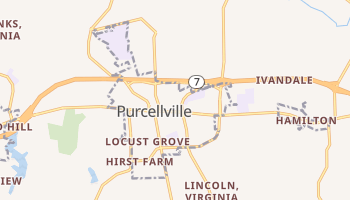 Purcellville, Virginia map