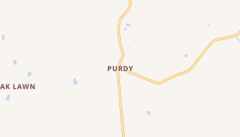 Purdy, Virginia map