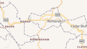 Richlands, Virginia map