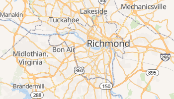 Richmond, Virginia map