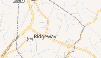 Ridgeway, Virginia map