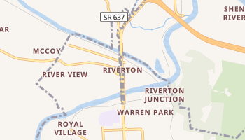 Riverton, Virginia map