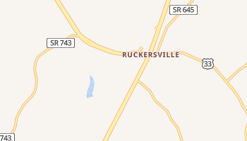Ruckersville, Virginia map