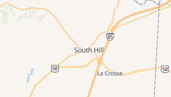 South Hill, Virginia map