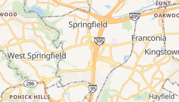 Springfield, Virginia map