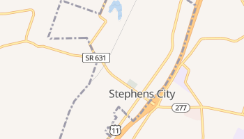 Stephens City, Virginia map