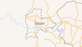Stuart, Virginia map