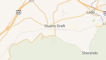 Stuarts Draft, Virginia map