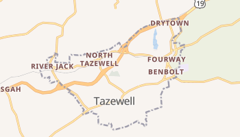 Tazewell, Virginia map