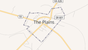 The Plains, Virginia map