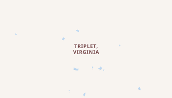 Triplet, Virginia map