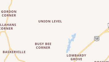 Union Level, Virginia map