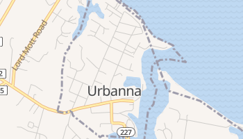 Urbanna, Virginia map
