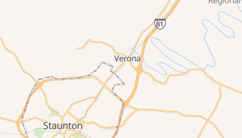 Verona, Virginia map
