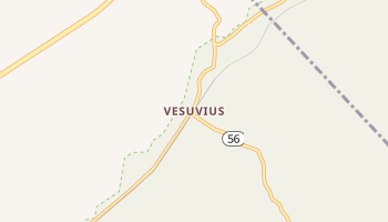 Vesuvius, Virginia map