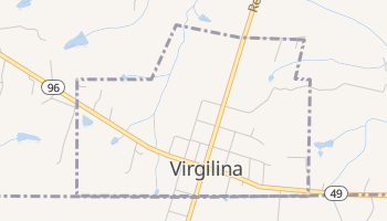 Virgilina, Virginia map