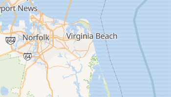 Virginia Beach, Virginia map